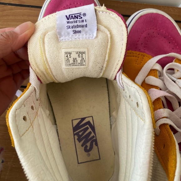 Vans Mini Cord Sk8-Hi Multicolor High-Top Sneakers: Womens Size: 6 - Picture 8 of 8